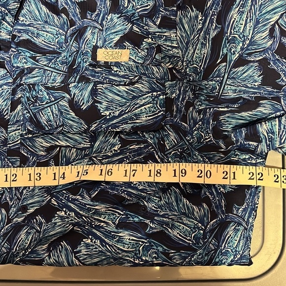 Men’s Ocean & Coast Quick Dry Fishing Fish Button Shirt S - Picture 6 of 7